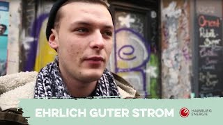 Was ist ehrlich guter Strom? – Das Statement von Valentin | HAMBURG ENERGIE