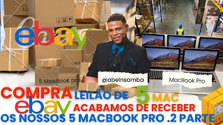 Parte #02 Umboxing ☑️ - Desvendando a Jornada Recebendo Nossos MacBook Pro Após a Vitória no Leilão