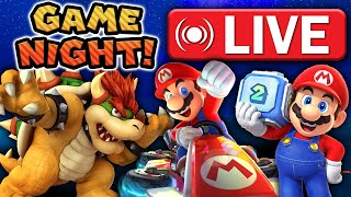 🔴LIVE  — Mario Game Night Livestream | Mario Kart, Smash Bros., and MORE!