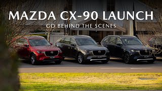 Go behind the scenes with us at the First-Ever Hybrid Mazda CX-90 Media Launch