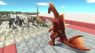 Escape from Titanosaurus - Animal Revolt Battle Simulator