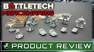 Battletech Mercenaries Boxed Set Review | Mercenaries Kickstarter | BattleTech Unboxing