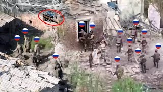 Ukrainian FPV Drone Surprise Attack That Blows Up 120 of Russian Soldiers on the Avdiivka Front Line