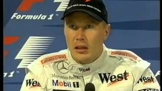 F1 Austria 2000   Mika Hakkinen Press Action