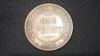 Australia 1 penny, 1917/Australia coins