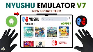 🔥 NYUSHU EMULATOR ANDROID V7 - SETUP/SETTINGS/GAMEPLAY | BEST NINTENDO SWITCH EMULATOR?