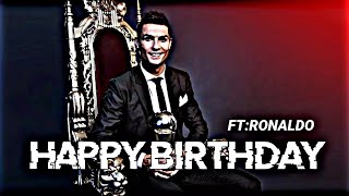 Happy birthday Ronaldo | Hamin's creative gallery