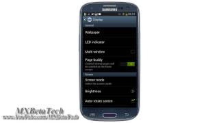 Samsung Galaxy S3 : Enable/Disable Battery Percentage