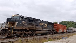 All Norfolk Southern HOT Tracks! SOLO Speedster NS #1804 -#153 & Aggressive TRIO NS #4842 - #27a