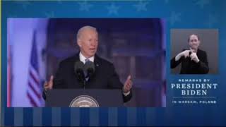 Biden "Putin cannot remain in power,” Famous Quote of the Month