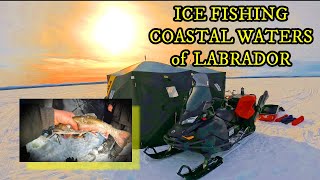 FANTASTIC ICE FISHING/SNOWMOBILE TRIP 🎣 - EXTREME COLD TEMPS - WARM TENT ⛺ - UNDERWATER CAMERA 🎥