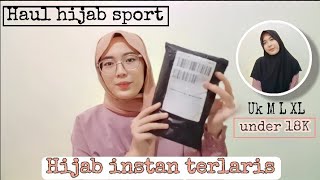 LAZADA HAUL HIJAB SPORT MURAH BERKUALITAS !!