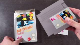 Metroid (NES) UNBOXING AND FIRST IMPRESSIONS [4K]