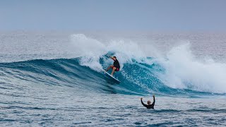 SURF COACHING IN THE MALDIVES! EMPTY WAVES AND HIGH VIBES...