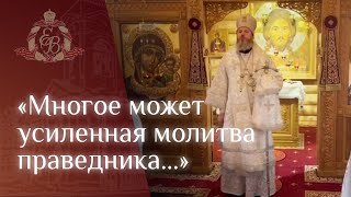 Архипастырское слово в храме Воскрешения святого праведного Лазаря