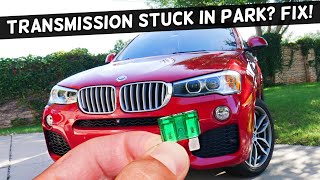 Why Transmission Stuck In Park BMW X3 X4 2010 2011 2012 2013 2014 2015 2016 2017 2018