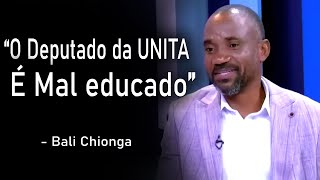 Ao vivo, Bali Chionga diz que o deputado da UNITA não tem Educação, e a greve geral é ilegítima