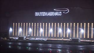 British Airways Airbus A320-232 Evening Take-off From London Heathrow