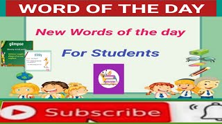 #word of the day for school assembly #new word meaning with sentence #dailyvocabulary#aashakiran