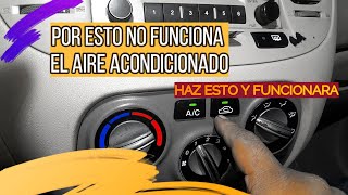 Que  Revisar cuando NO funciona el AIREACONDICIONADO