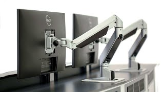 5 Best Dual Monitor Stands - Gas Spring Monitor Arm, Desk Mount for 2 Computer Screens