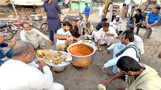 POPULAR 50 YEARS OLD ROADSIDE SIRI PAYE BREAKFAST FOR EARLY RISERS | PERFECT LAHORI BREAKFAST!