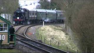 Bluebell Railway  - No' 42085 Departs Kingscote 27-03-2010