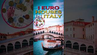 1 Euro Houses in Italy #youtubeshorts #italy #realestate #propertyinvestment