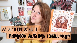 Ma pile à lire pour le PUMPKIN AUTUMN CHALLENGE 2022