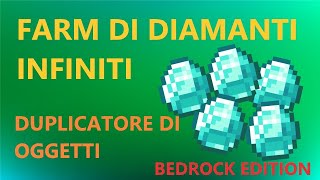 [Bedrock] FARM DI DIAMANTI - DUPLICATORE DI OGGETTI INFINITI - FUNZIONANTE 1.16!