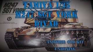 Another Old Kit Unboxing - 1/35 Tamiya M247 Sgt. York DIVAD