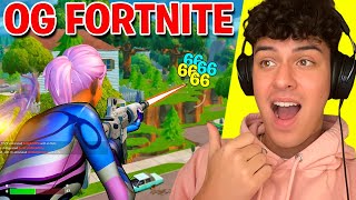 Destroying Kids in OG Fortnite... (it's BACK!)