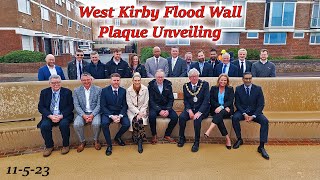 West Kirby Flood Wall Plaque Unveiling