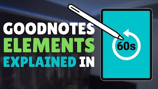 ✏️ ELEMENTS: GOODNOTES 5 BEST NEW UPDATE EXPLAINED! #Shorts