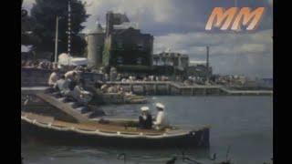 Isle of Wight Ryde, Cowes & Shanklin 1960's old cine film 288 294