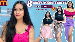 *LATEST* Meesho Skirts Haul (Under Rs. 400/-)😍Pooja Jung Thapa