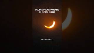 ECLIPSE SOLAR TORONTO 08/04/2024 #nasa #solareclipse #eclipsesolar #niagarafalls