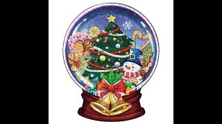 Christmas Crystal Ball Puzzzle #gift #woogiftbox #Christmasgift #puzzle