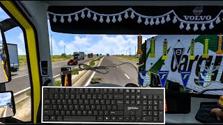 ETS 2 Longest Delivery Keyboard Gameplay | Fundraiser Gameplay