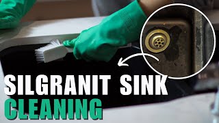 How to Clean a Black Silgranit Sink