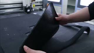 How to cut car floor mat cushion and automotive interior PVC car carpet