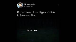 Grisha is one of the biggest victims in AOT || attack on Titan|| Anime Shorts 🔥