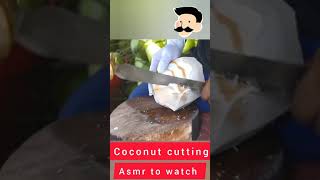 Coconut Cutting Skills #shorts