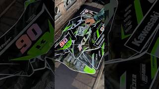 Spill Decal komninasi Hologram KLX BF hitam hijau🍃☘️ #decalmotor #decalklx #decalklx150 #decalklxbf