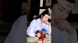 Scared Baby 🤣 #lanwangji #wangyibo #lanzhan #theuntamed #coolguy #funnymoments