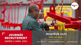 RABAUD : JOURNEE DE RECRUTEMENT : SAMEDI 2 AVRIL 2022