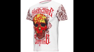 Футболка Hardcore Training Skull Folk White