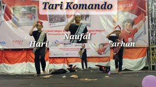 Tari Komando Pentas Seni HUT RI ke 79 di Perum Graha Cikarang