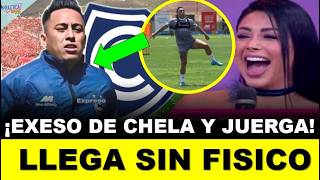 Cristian Cueva llega a Cienciano sin físico, por exceso de fiestas y alcohol.