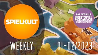 Weekly 01-02/2023 // Brettspiel-Reviews, Spieletreff, Vorschau